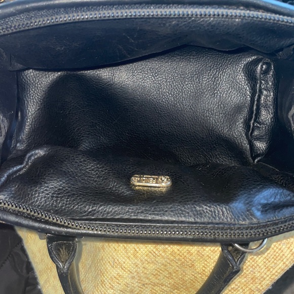 SOLD Fendi Vintage Convertible Boston Bag Coated Canvas Mini Black - Picture 7 of 16